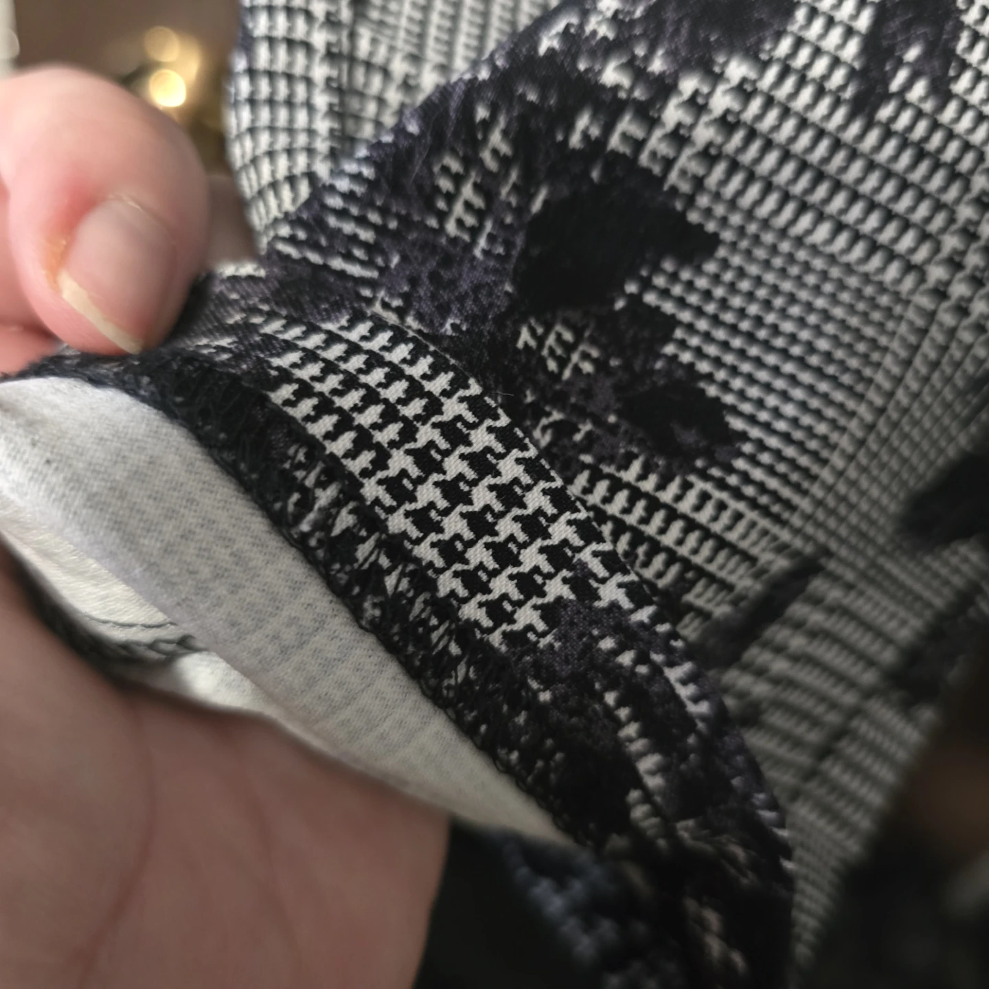 89th + Madison Women's Size M Houndstooth Floral Pants - photo 5