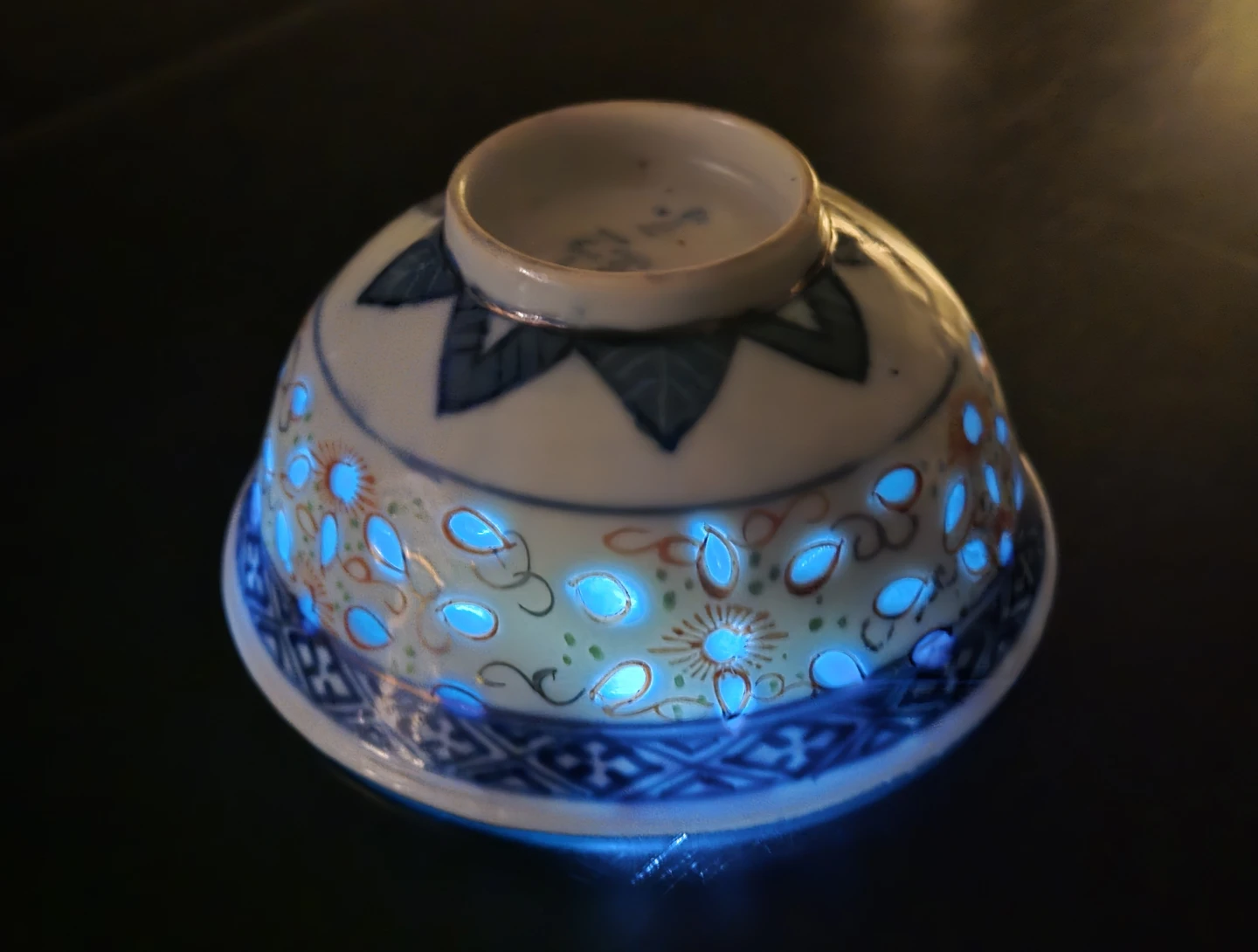 Rare 3 1/2" Size 1919-1940 Chinese Wanyu Bowl