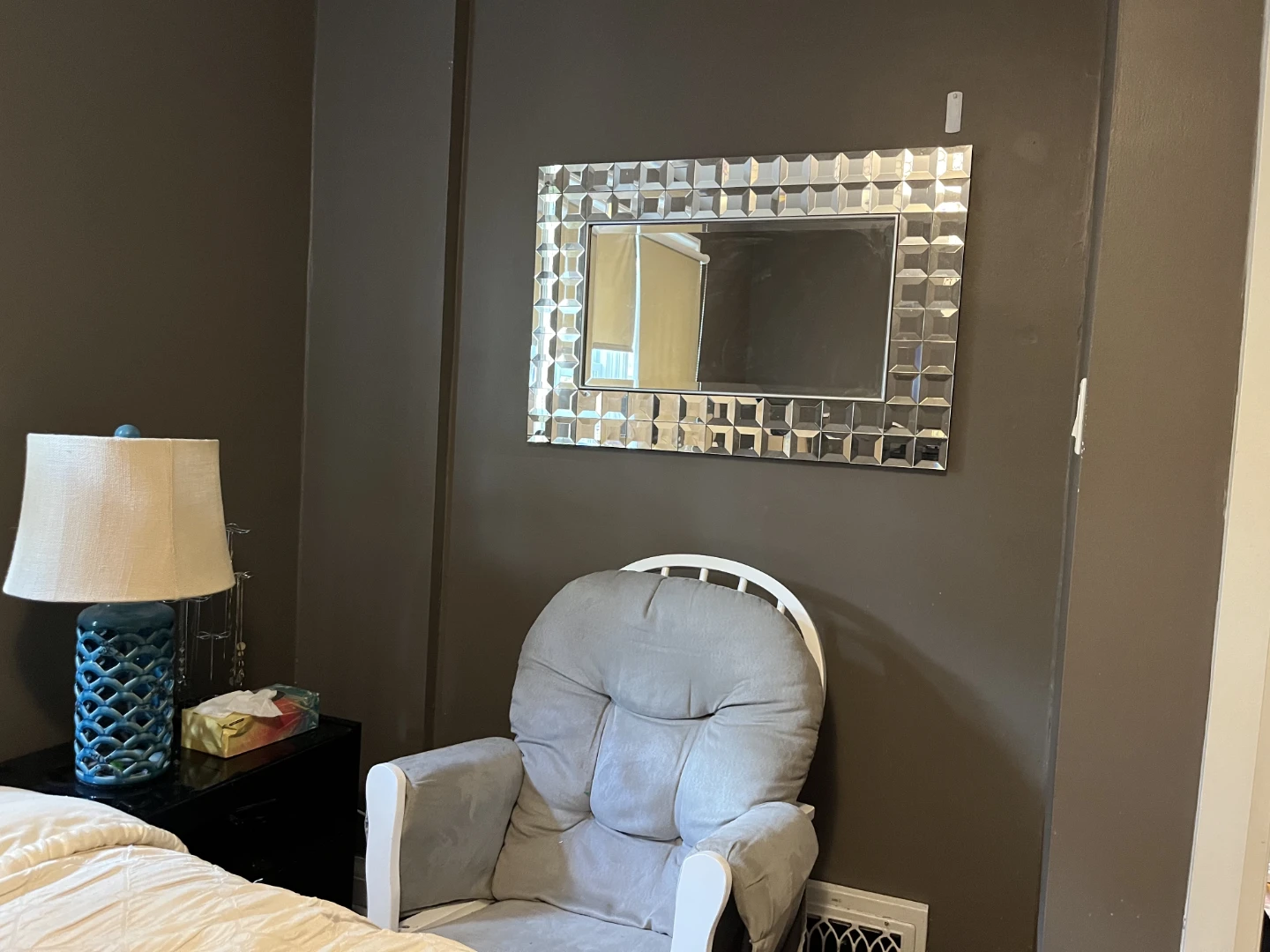 Decorative Rectangular Tiled Wall Mirror 🏆