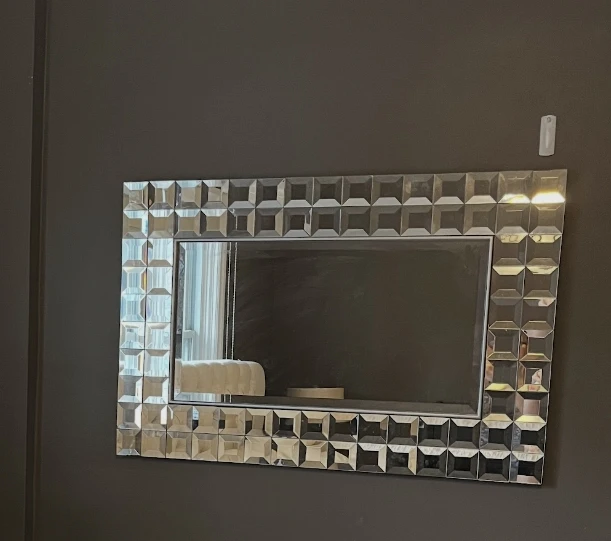 Decorative Rectangular Tiled Wall Mirror 🏆 - photo 3