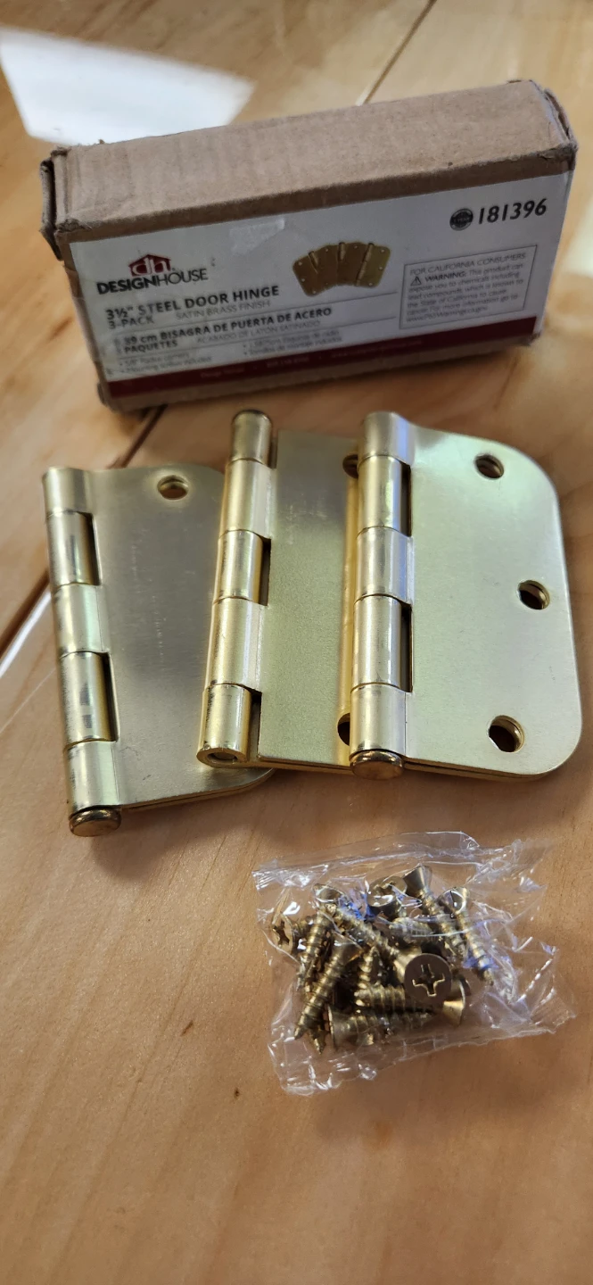 Design House Steel Door Hinge Pack Of 3