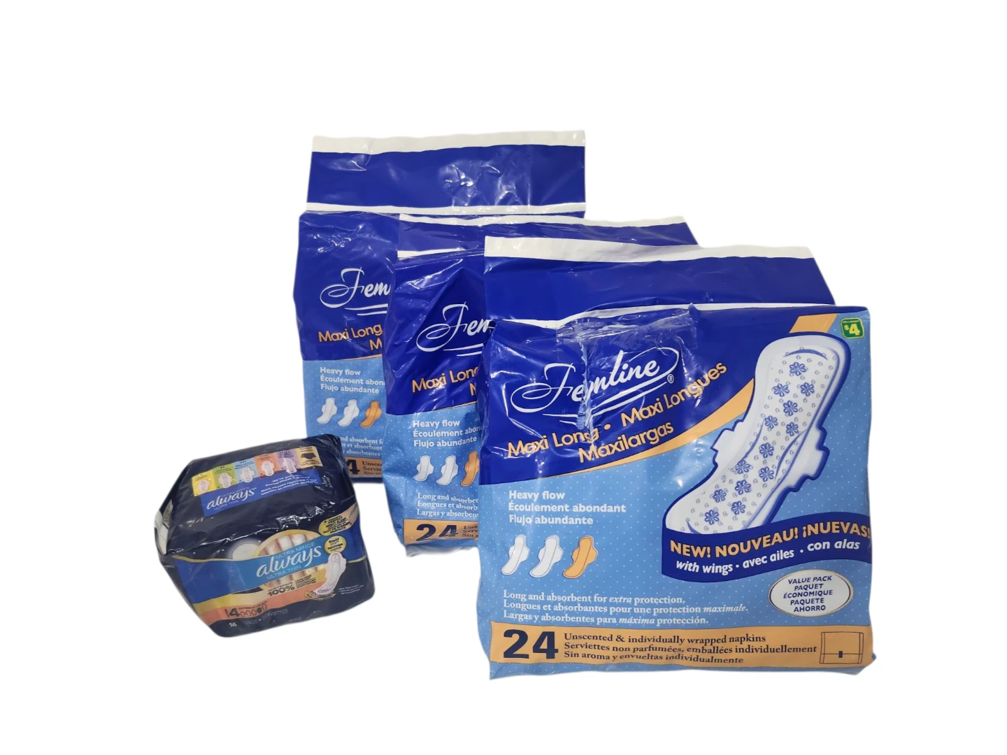 Femline Maxi Long Languettes Maxi Unscented Pads "🏆" - photo 2