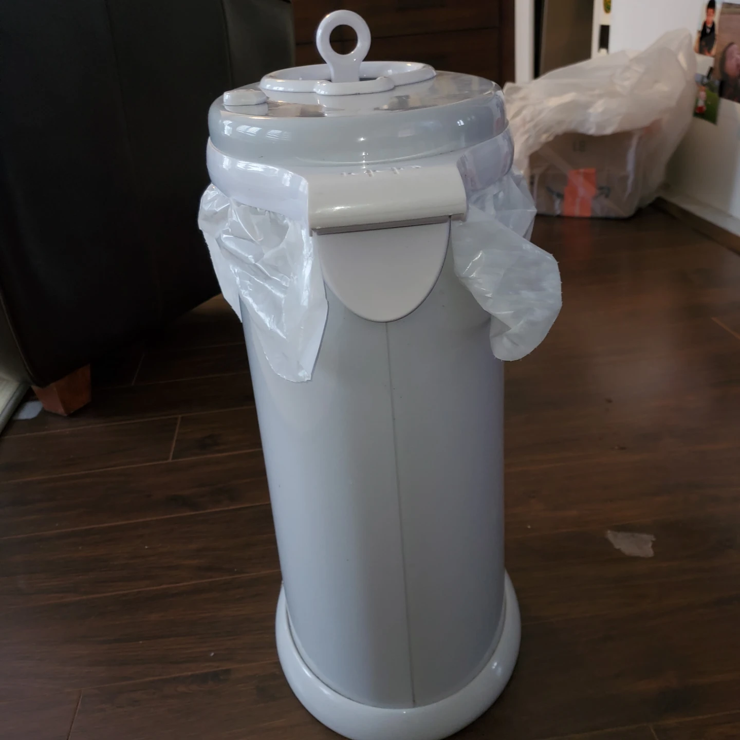 Ubbi Diaper Pail White - photo 4