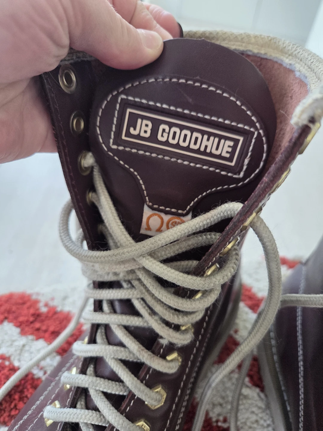 JB Goodhue Ironworker combat boots toe cap steel toe size 8 - photo 3