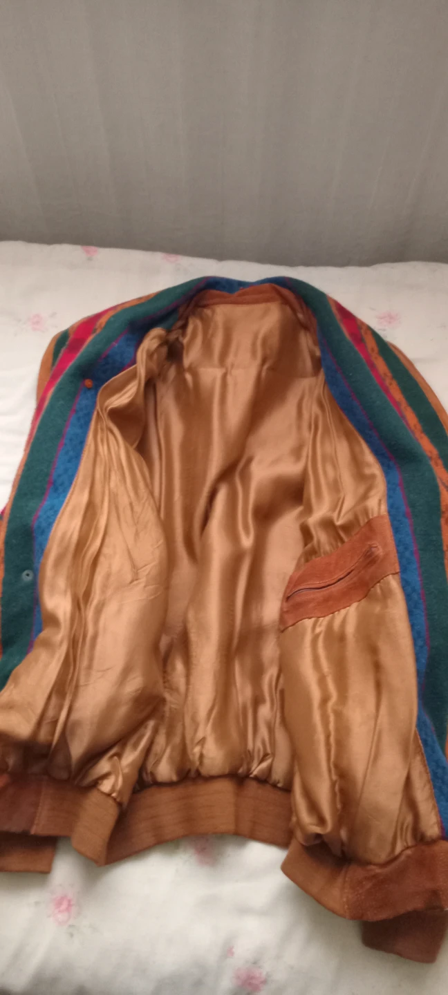 Men's Brown Leather Jacket Large size. - photo 2