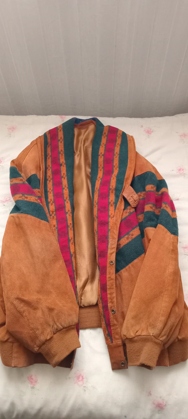 Men's Brown Leather Jacket Large size. - photo 4