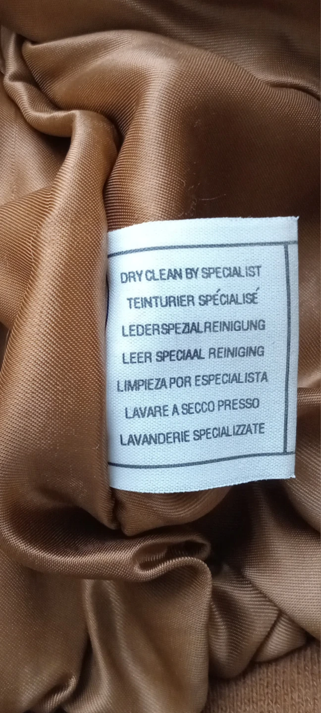 Men's Brown Leather Jacket Large size. - photo 5