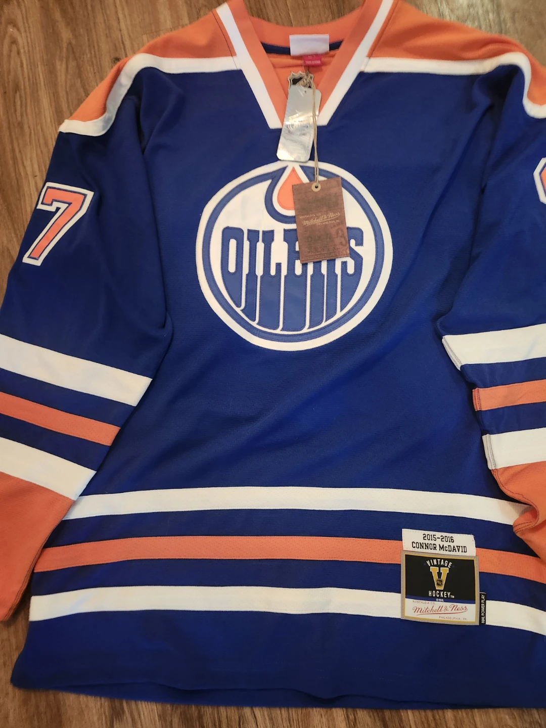 Mitchell & Ness Connor McDavid Edmonton Oilers Jersey - photo 2
