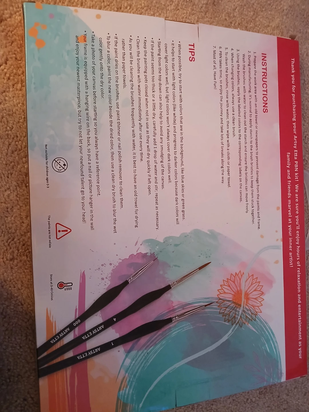 Artsyetta Paint by Numbers Kit - photo 2