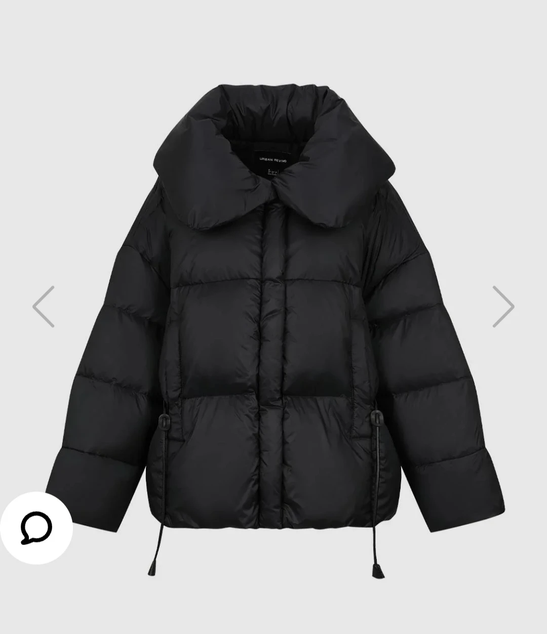 Large Collar Quilted Down Jackets