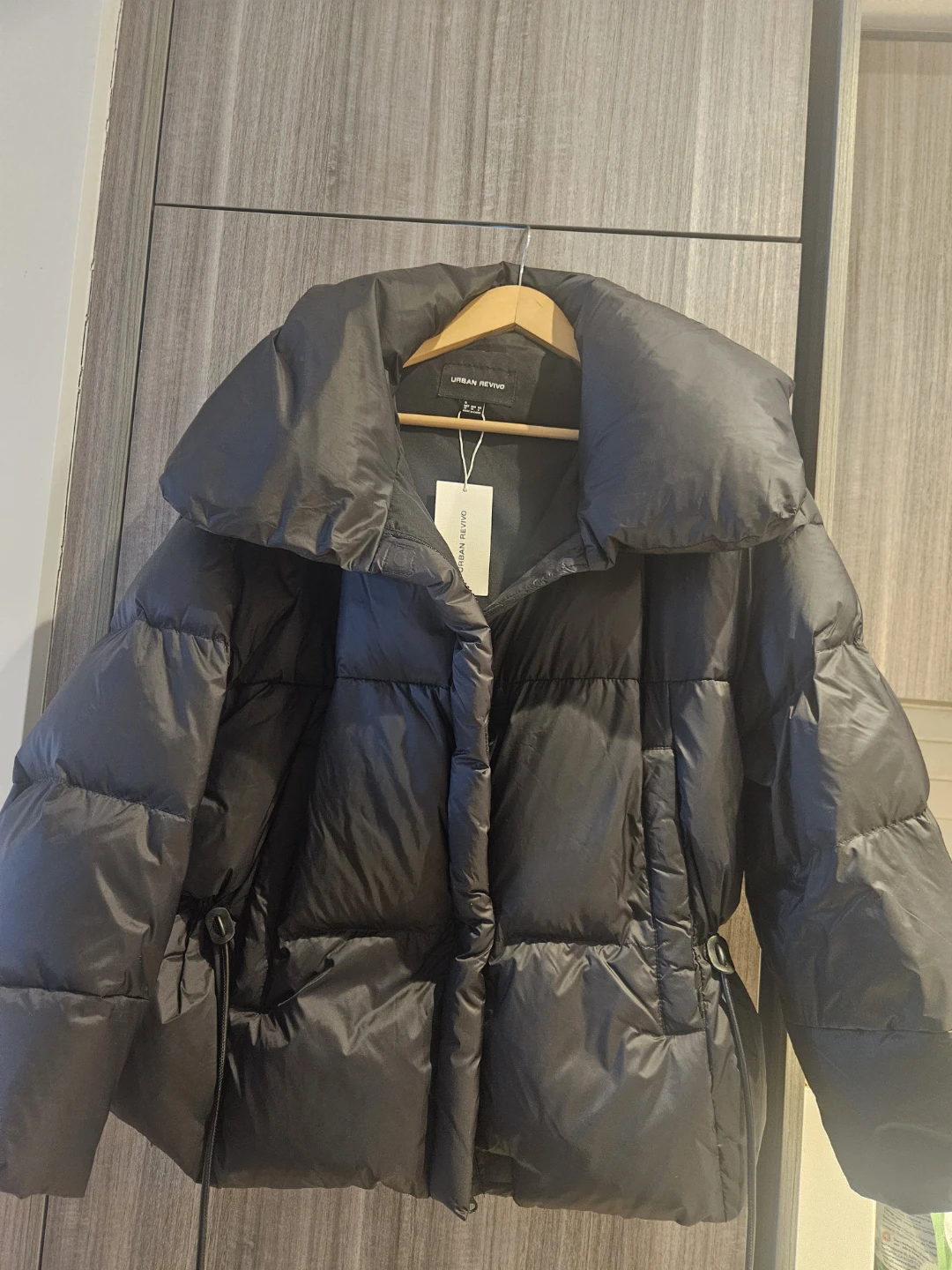Large Collar Quilted Down Jackets - photo 3