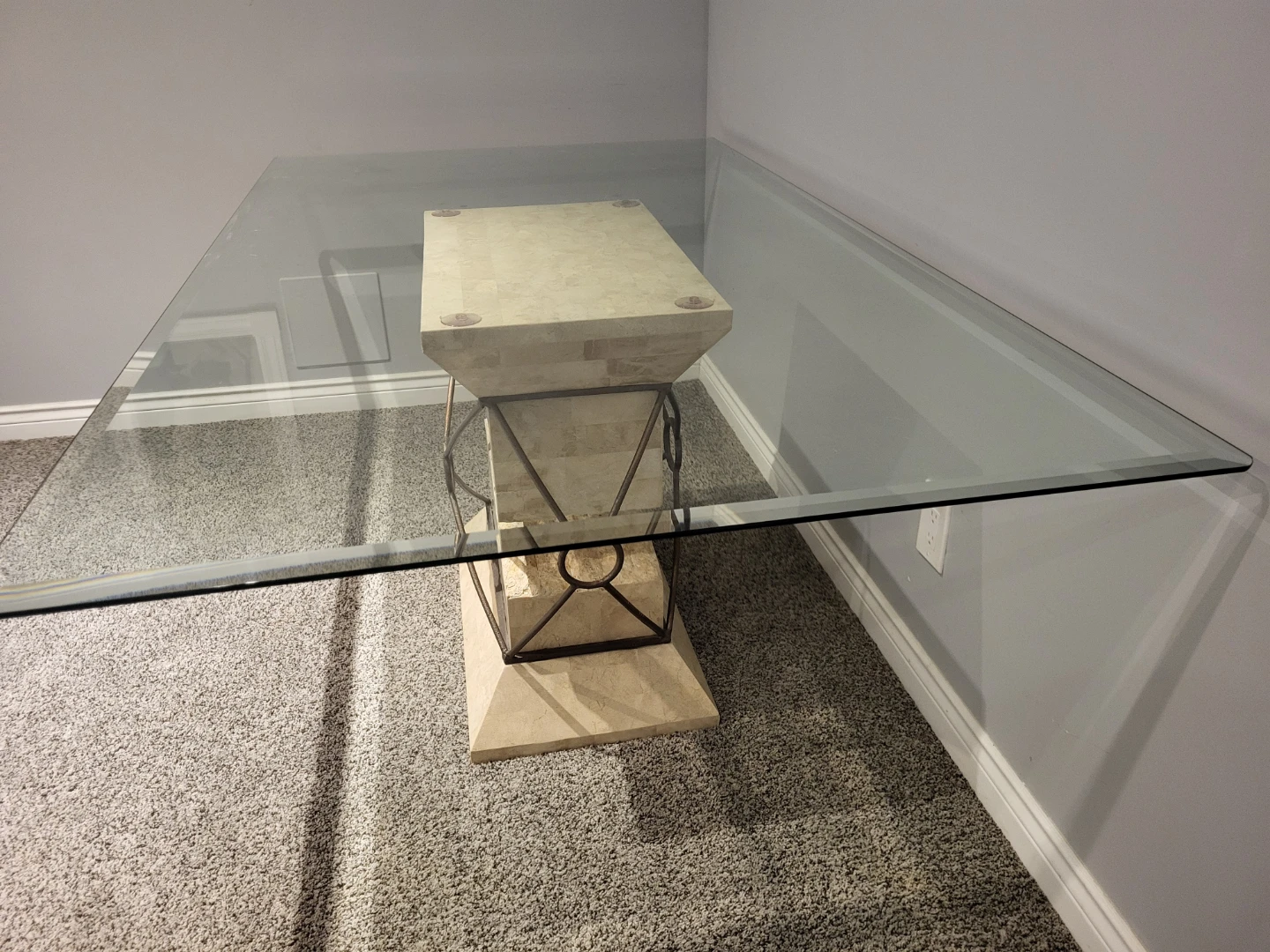 Glass Top Dining Table - photo 2
