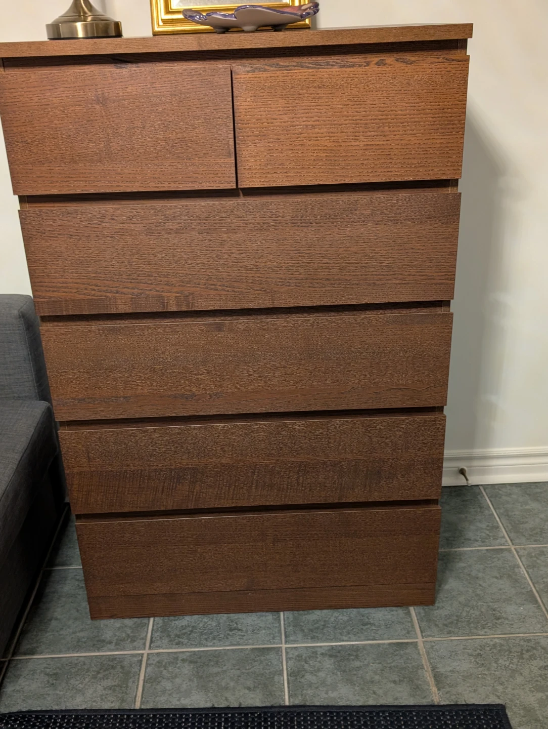 King size bed frame with furniture