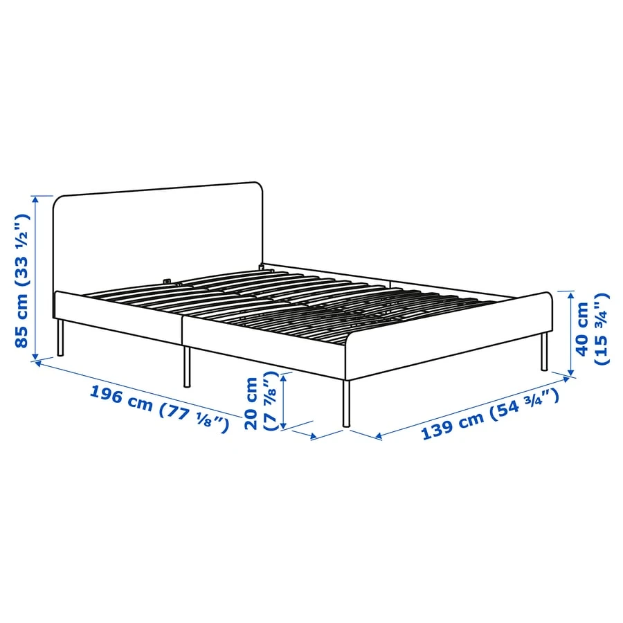 IKEA Double Bed Frame - Like New Condition - photo 5