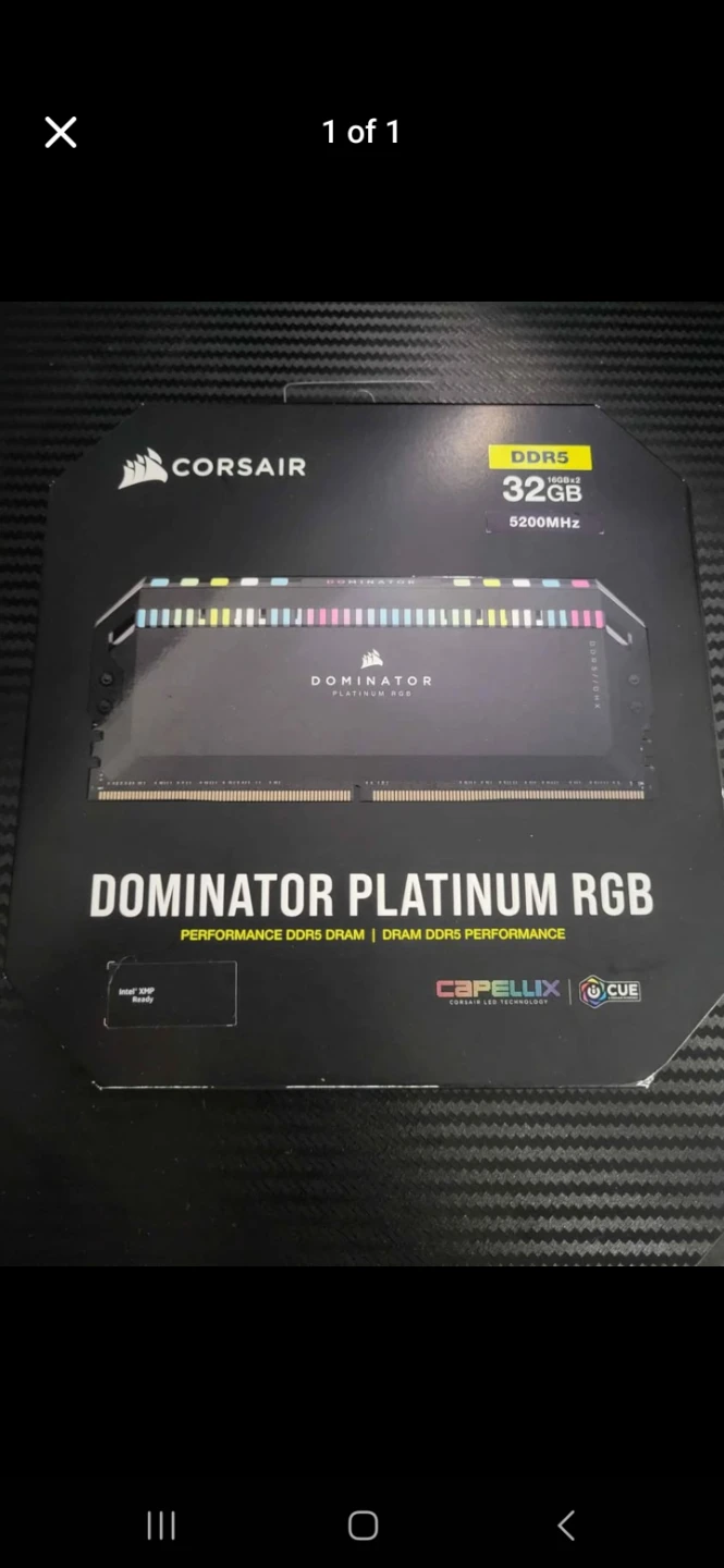 Corsair Dominator Platinum RGB DDR5 32GB RAM