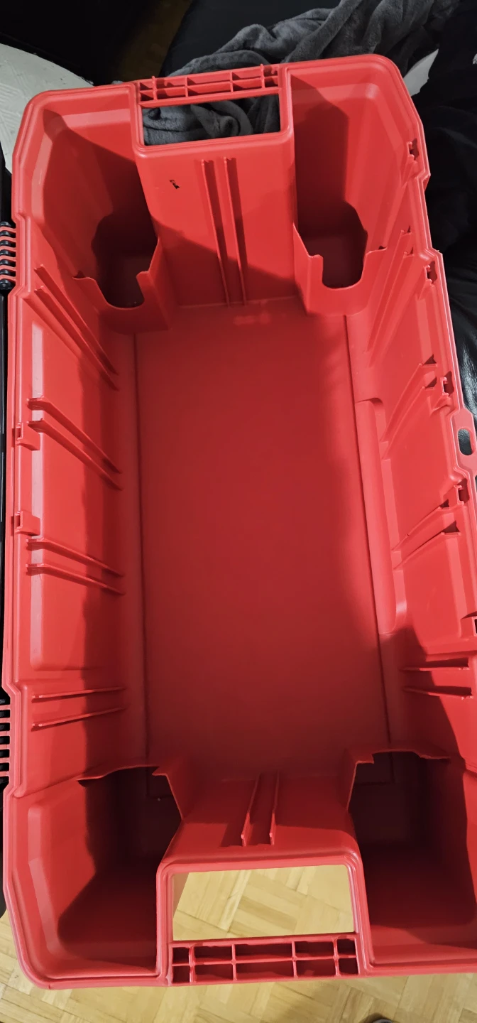 Milwaukee Red and Black Tool Box with Organizer Tray 28 Inches - photo 2