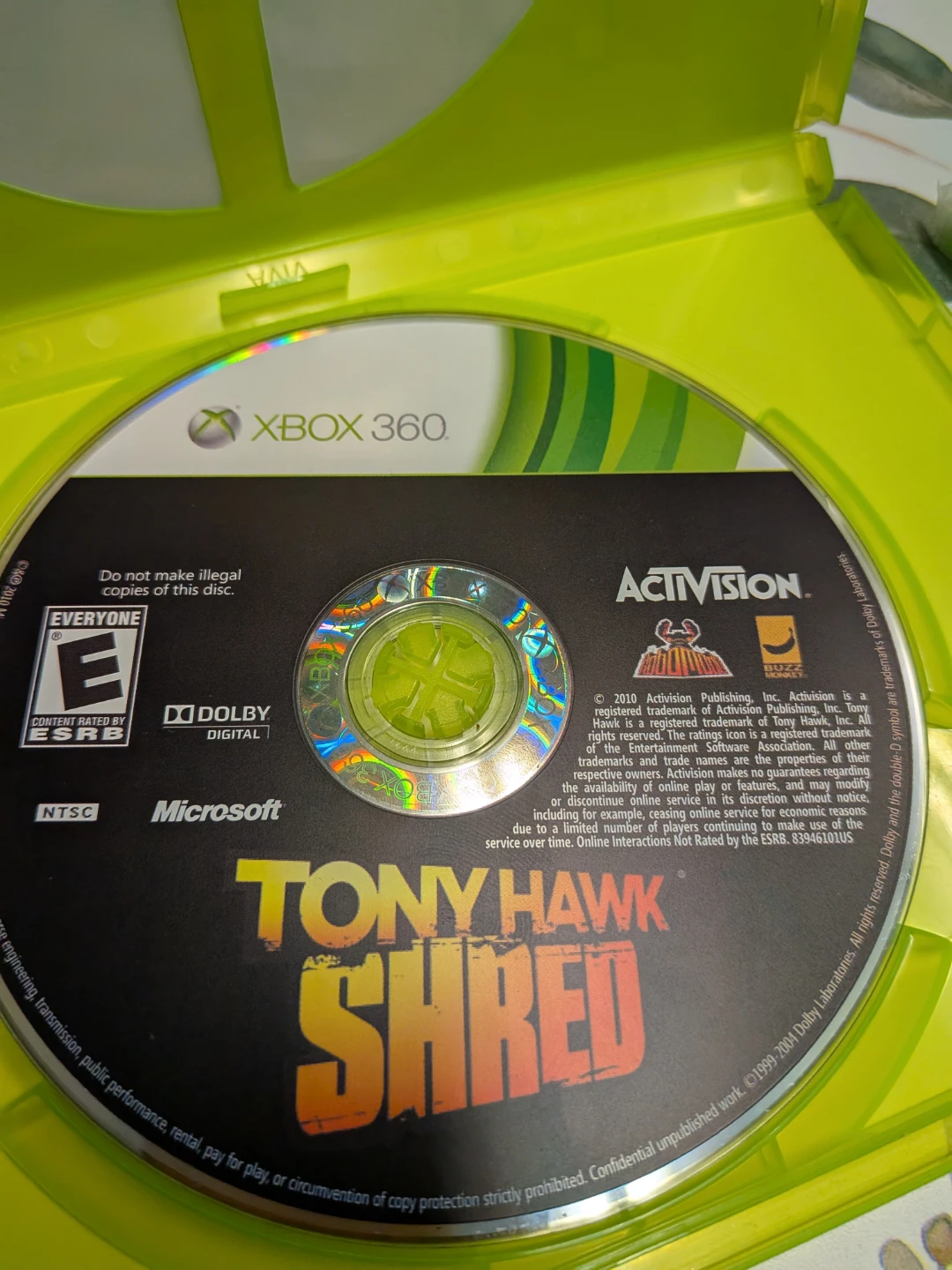 Tony Hawk Shred Video Game for Xbox 360 - photo 4