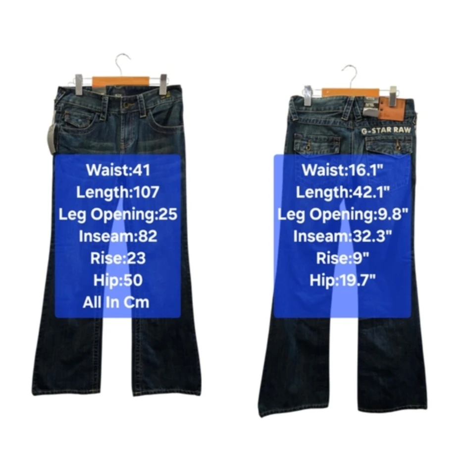 🏆 BNWTT G-Star RAW Seafarer Low Loose Boot-Cut Size M - photo 2