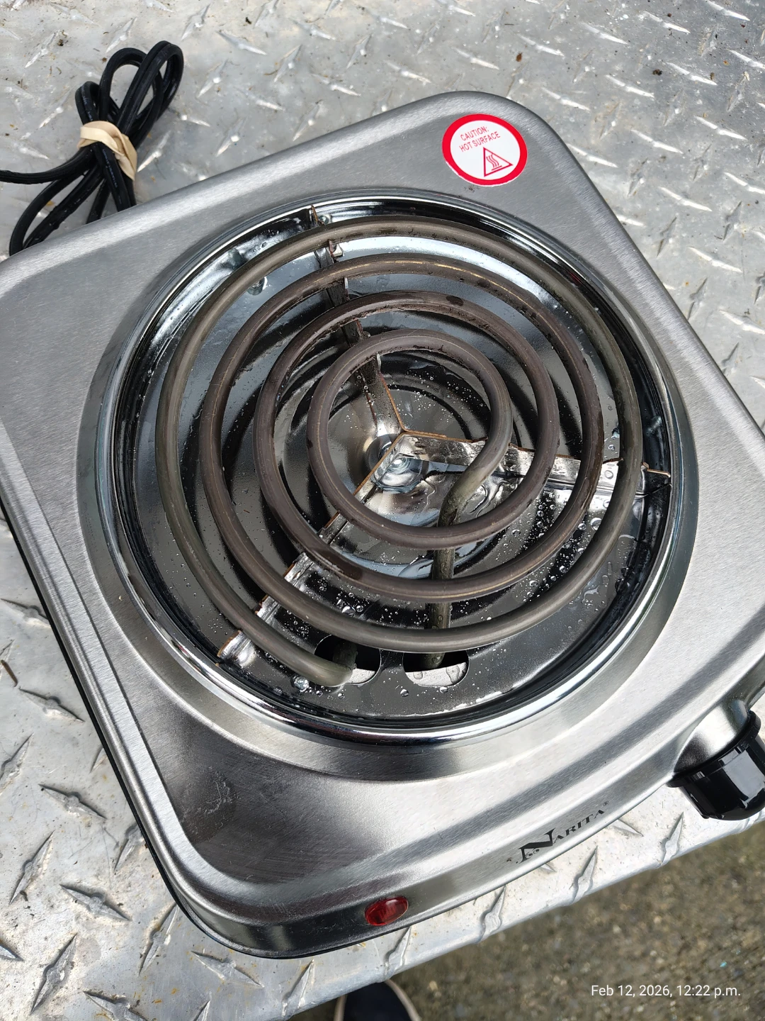 1000W Stainless Steel Hotplate - photo 2