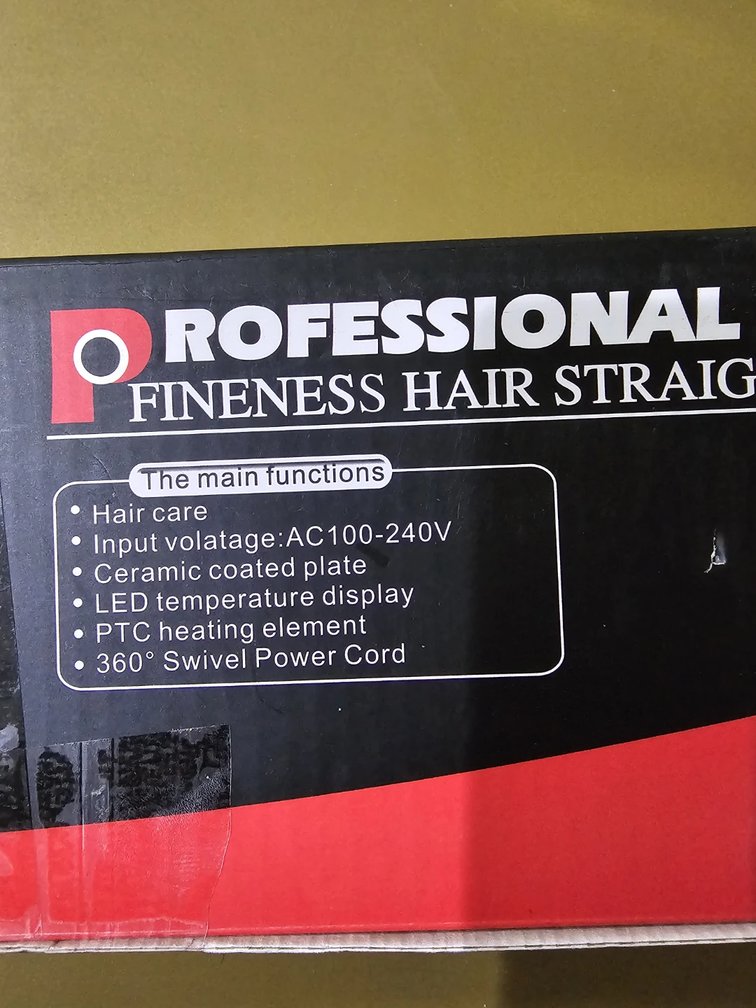 (New)PROFESSIONAL FINENESS HAIR STRAIGHTENER - photo 3