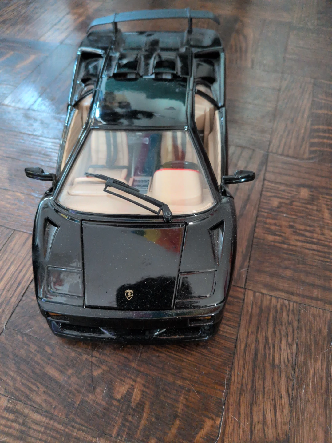 Black Lamborghini Diablo SV Toy Car