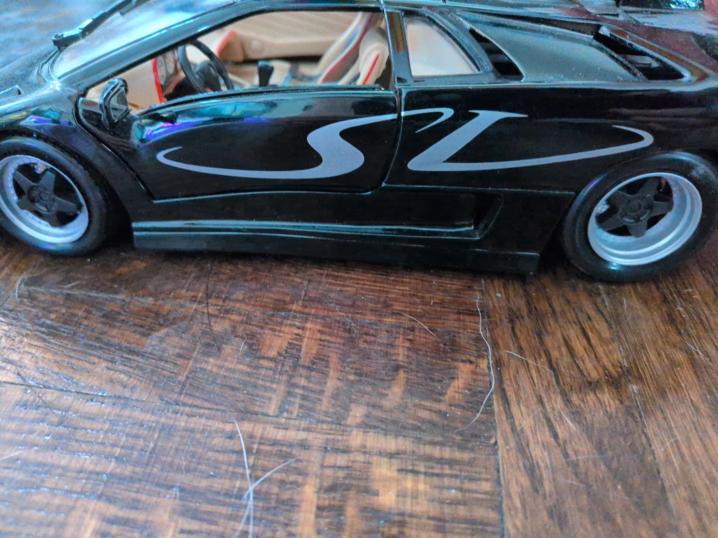 Black Lamborghini Diablo SV Toy Car - photo 2