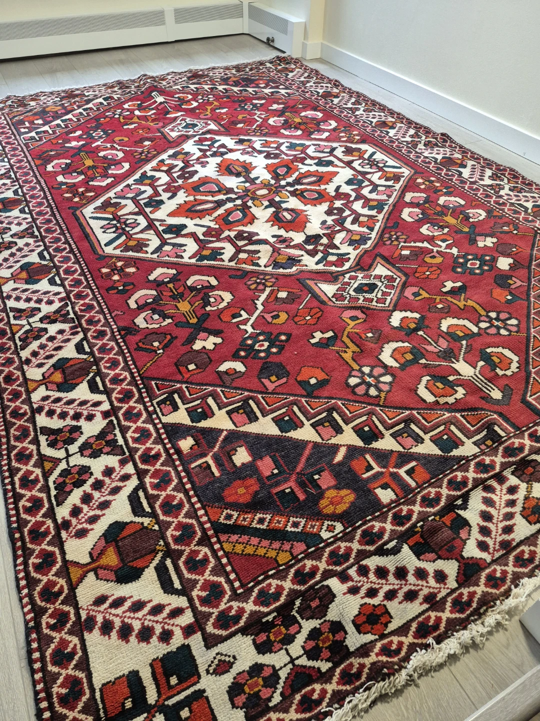 Authentic Hand-Knotted Bakhtiari Persian Rug – 9'9" x 6'7" - photo 5