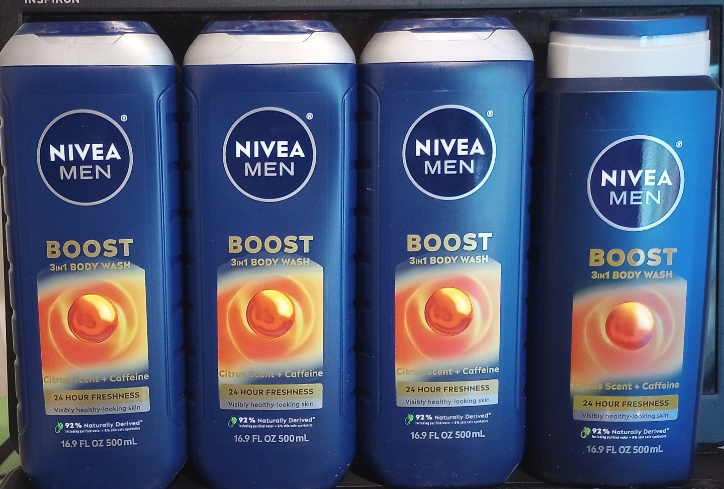 Nivea Men 3-in-1 Body Wash - 4 for $10