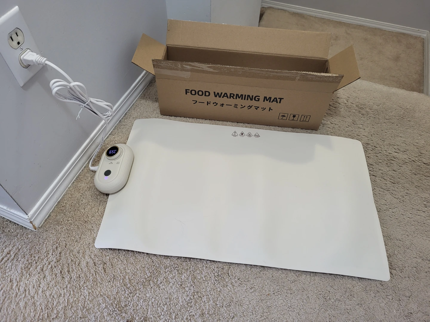 Electric food warming mat (New in box) - photo 2