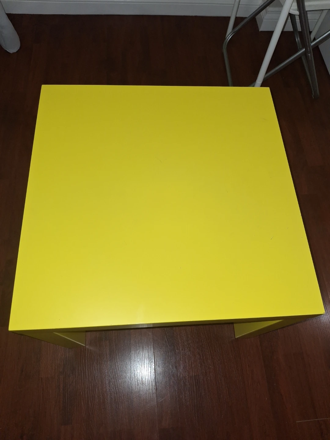 2 Ikea Yellow Cube Side Table - photo 3