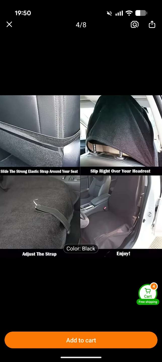 Front Car Seat Cover - Waterproof - photo 2