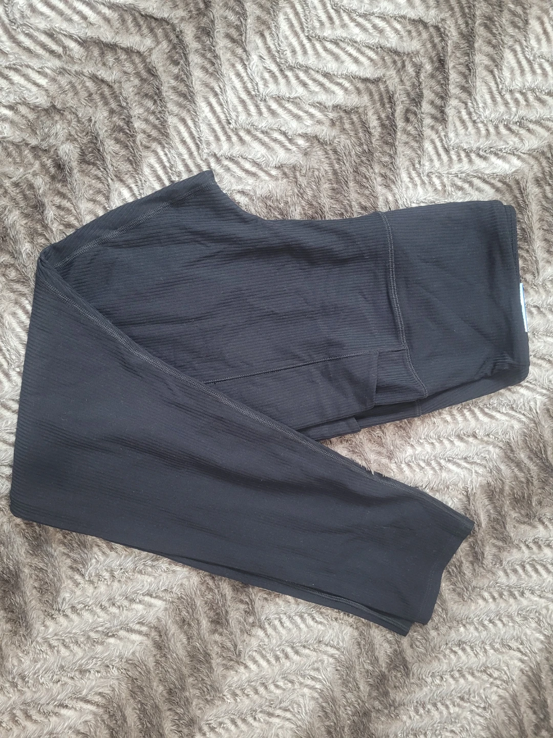 Black Ribbed Leggings