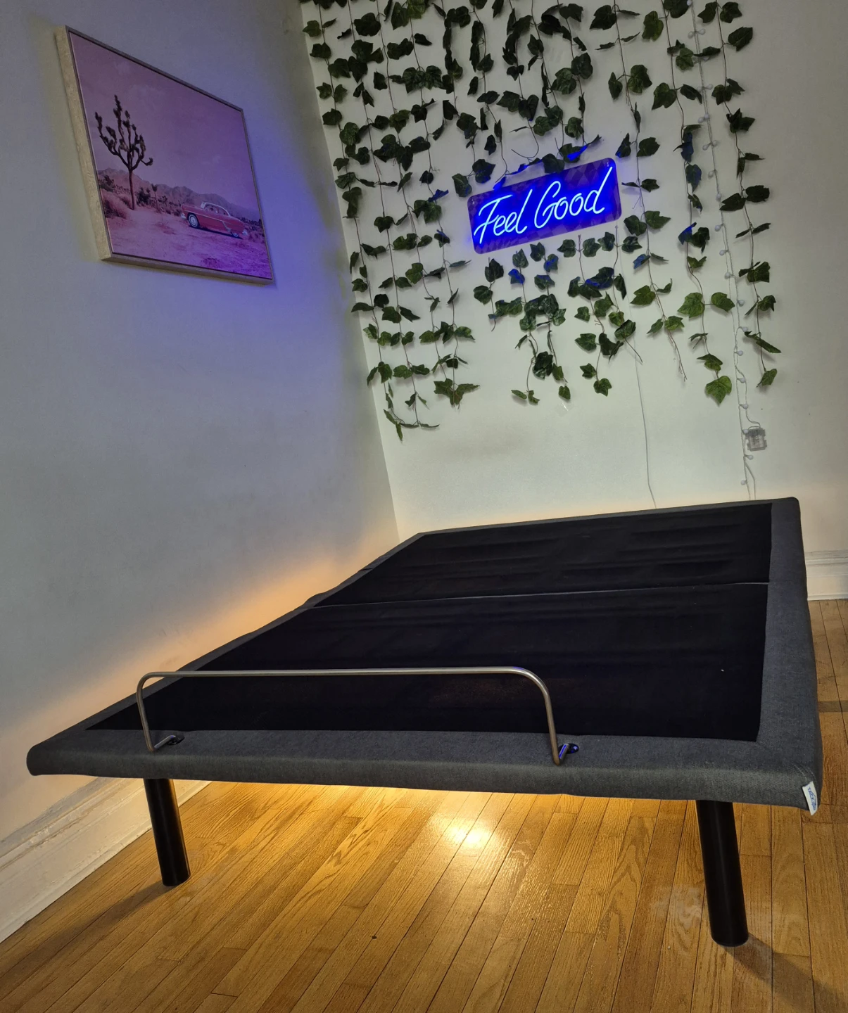Adjustable Bed Frame Base luz Led - photo 3