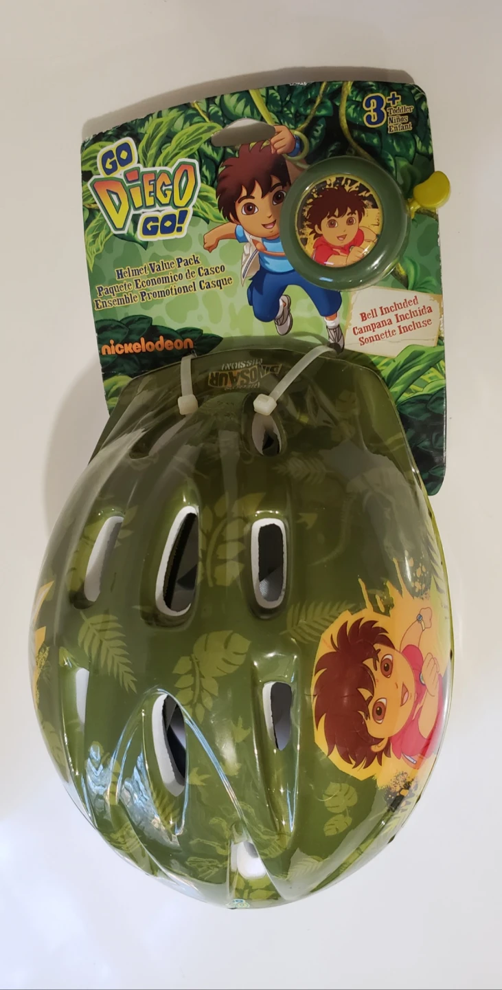 Go Diego Go! Toddler Helmet Value Pack with Bell