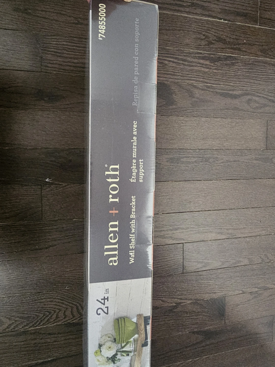 Allen + Roth 24" Wall Shelf with Bracket - photo 3