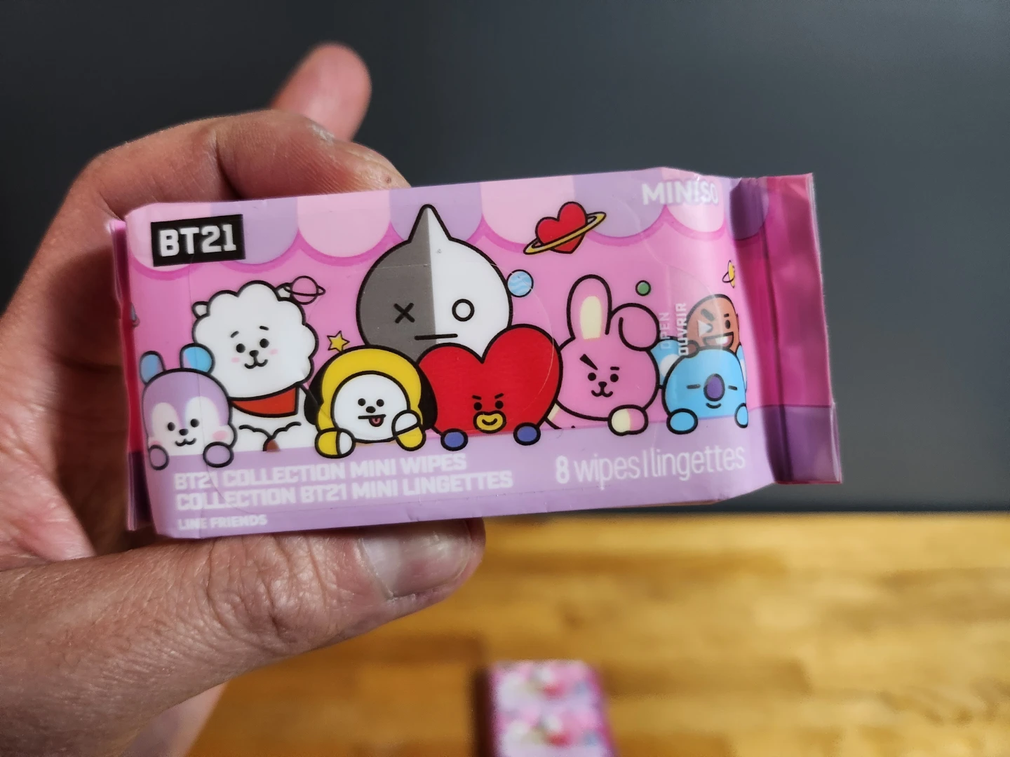 BT21 Collection Mini Wipes - (4 Pack) 🏆 - photo 2