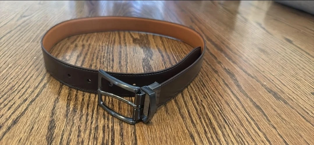 Brown Leather Reversible Belt 🏆
