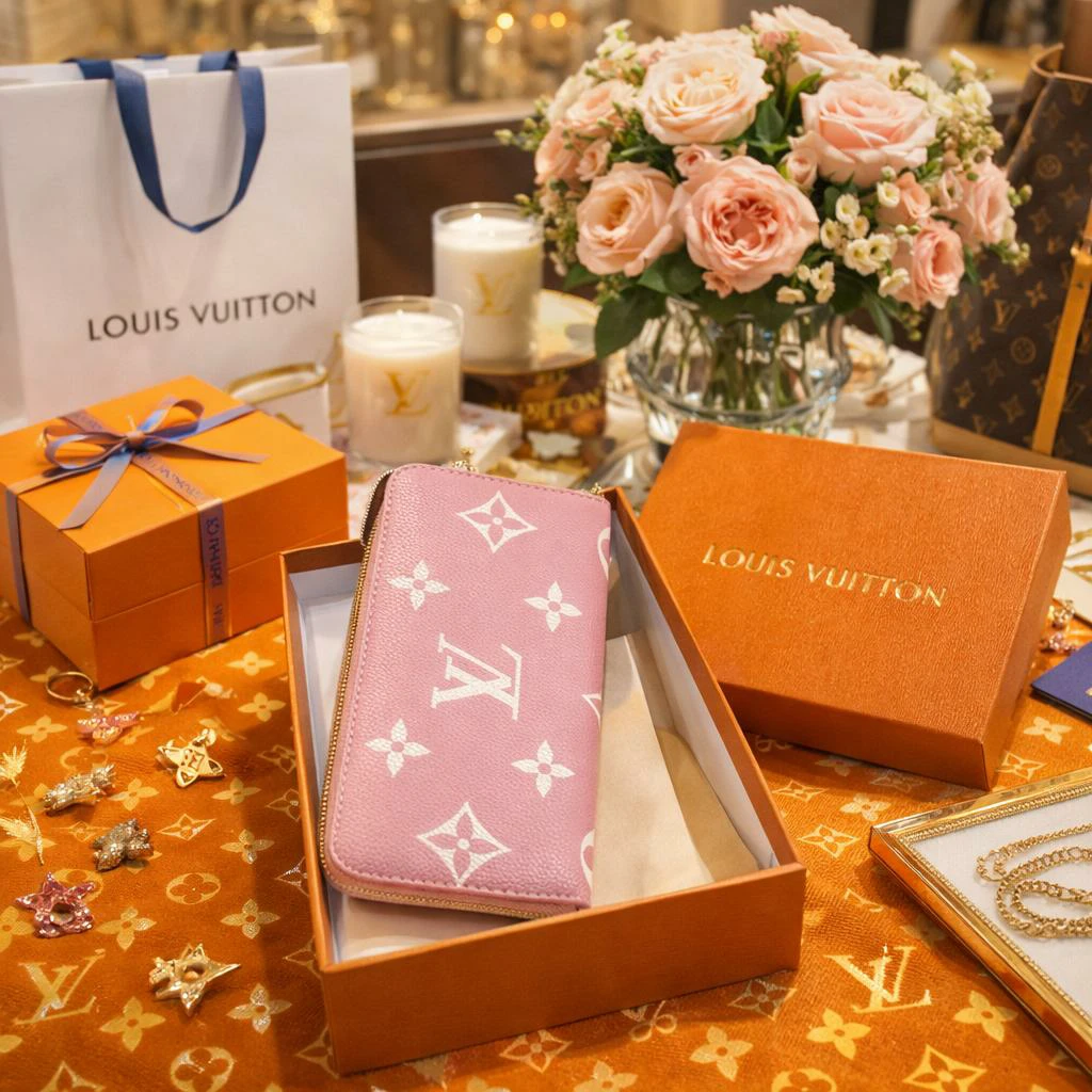Louis Vuitton Monogram Zip Around Wallet