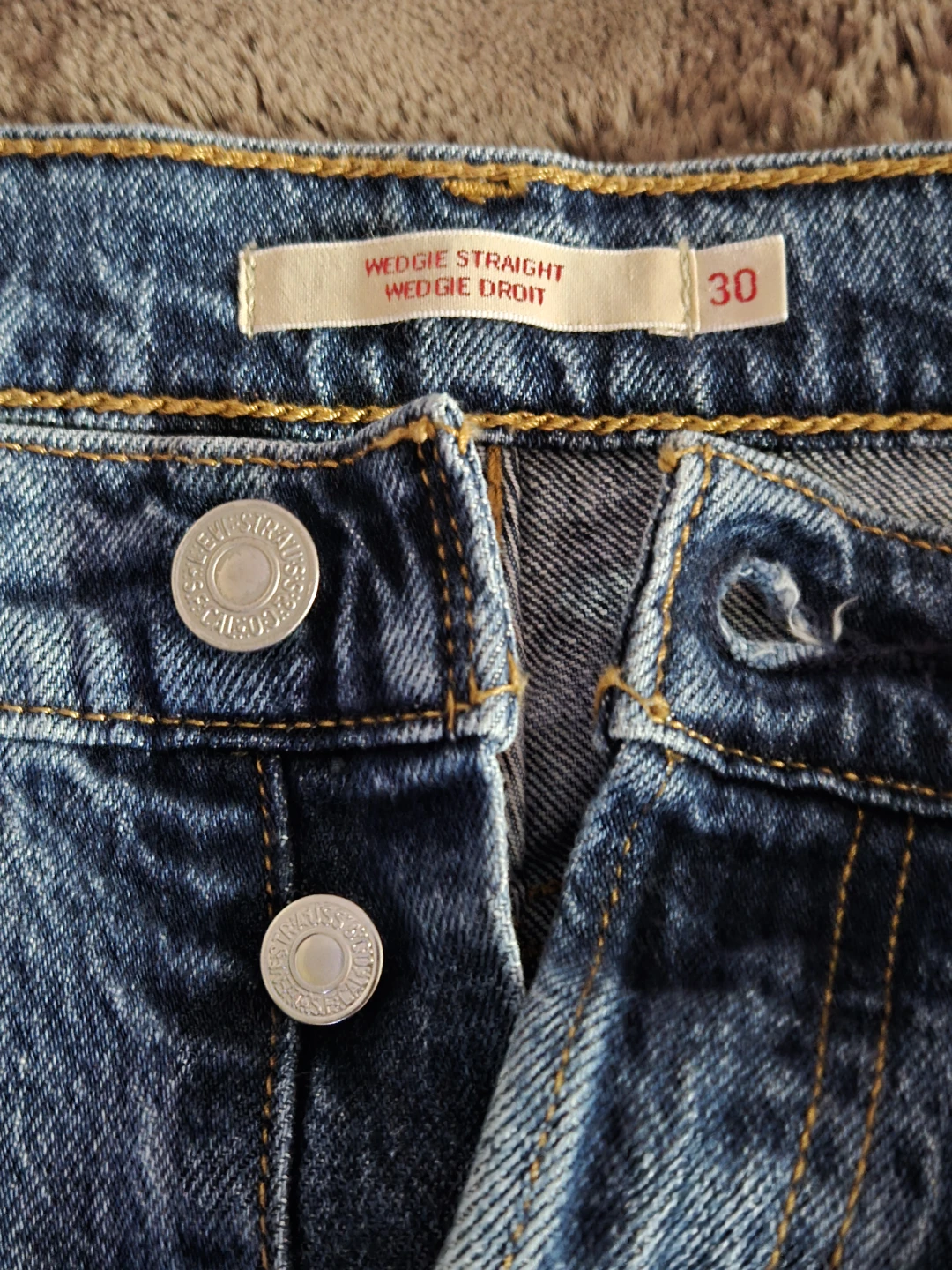 Levi's Wedgie Straight Jeans - Size 30 - photo 4