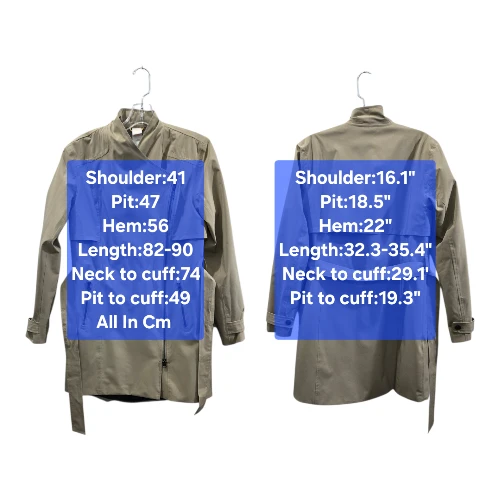 Lolë Lena Asymmetrical Trench Coat Jacket Dune​ Size XS 🏆 - photo 2