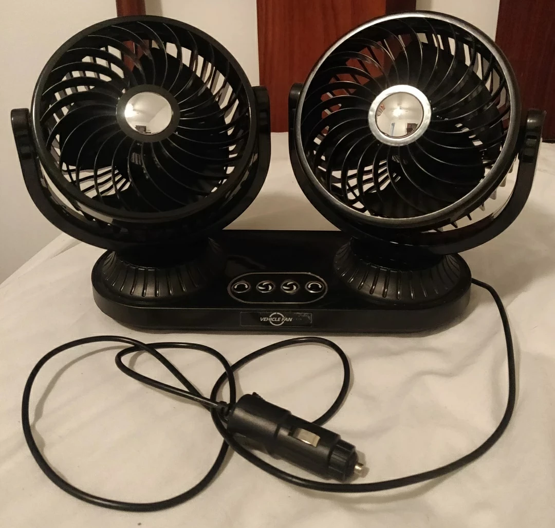 Vehicle Fan Double-Heads Storm Fan Series 5-inch Blade - photo 2