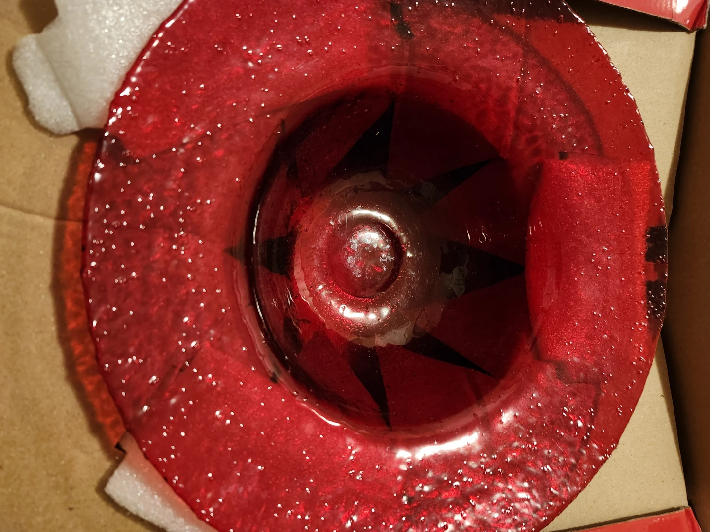 Decorative Glass Bowl with Stand - photo 3