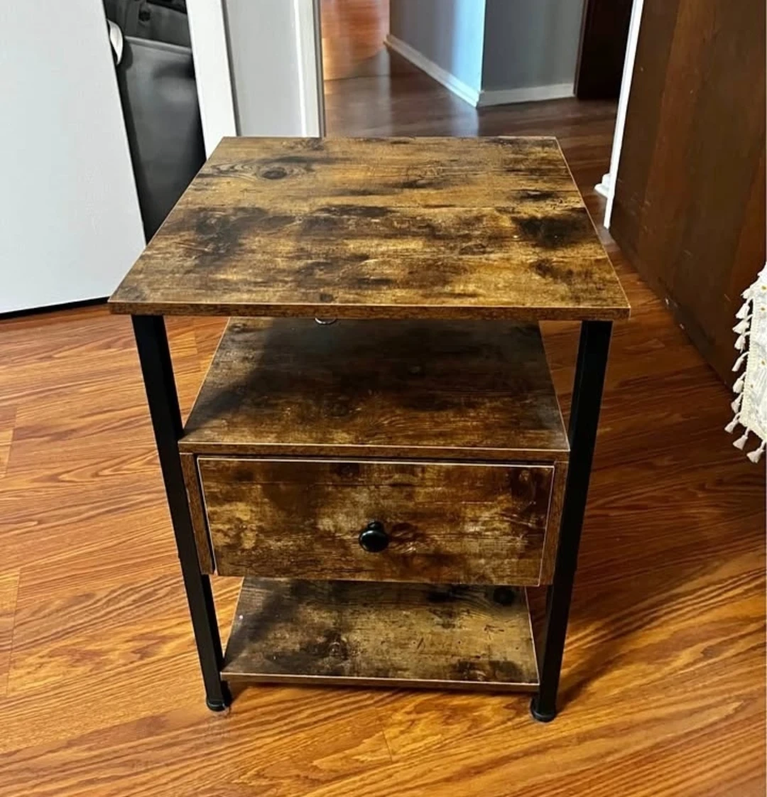 Side Table - Rustic wood