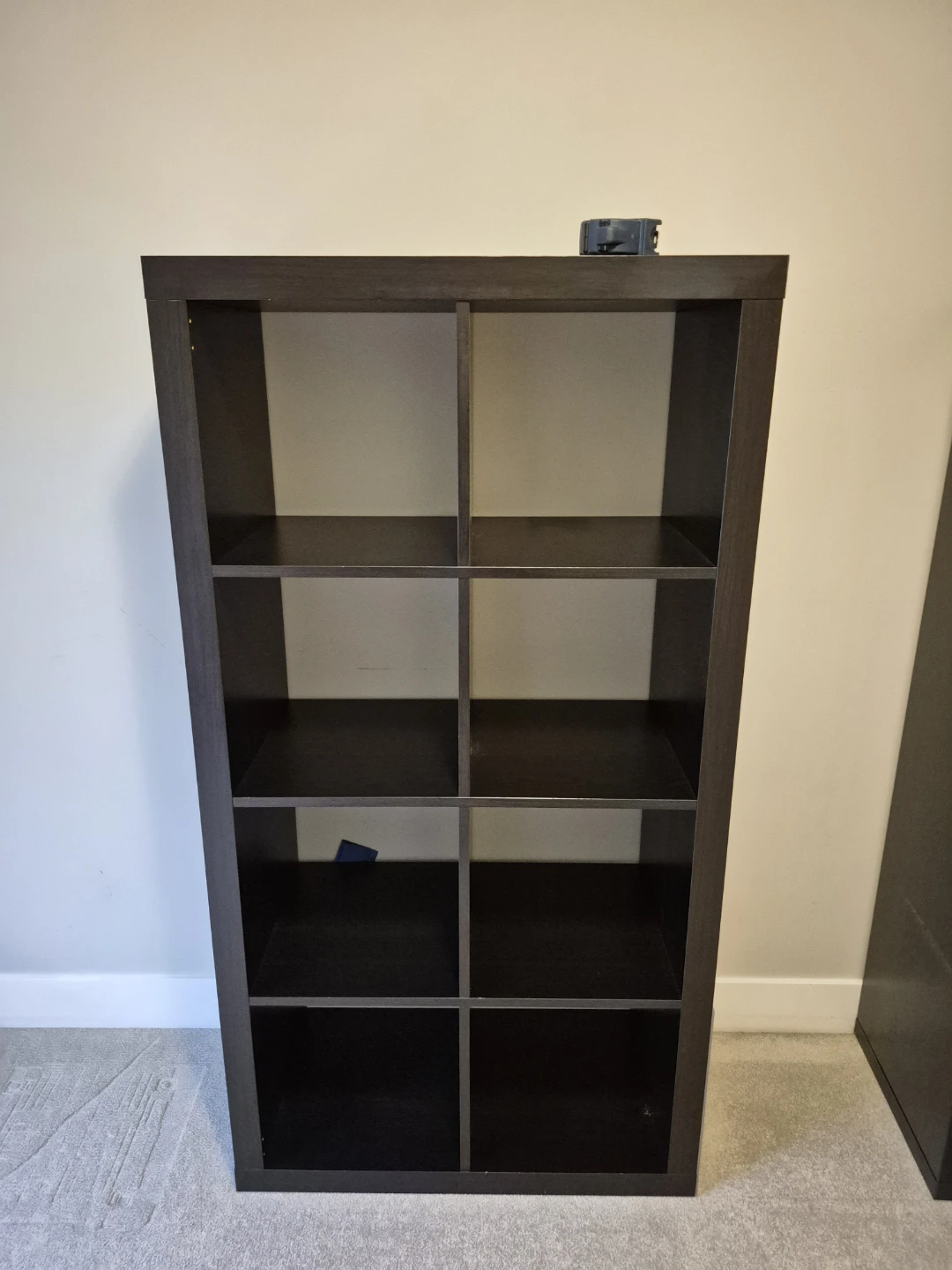 Dark Brown 8-Cube Storage Shelf Unit