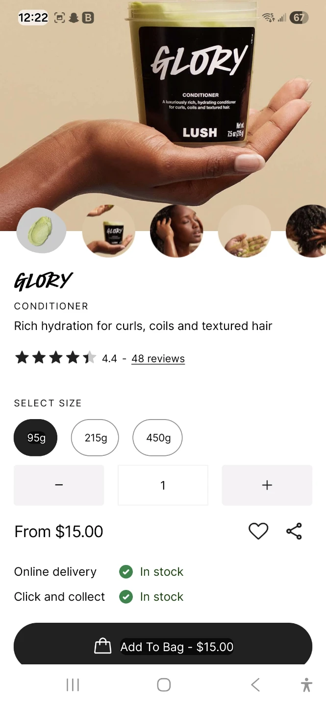 Lush Glory Conditioner - photo 3