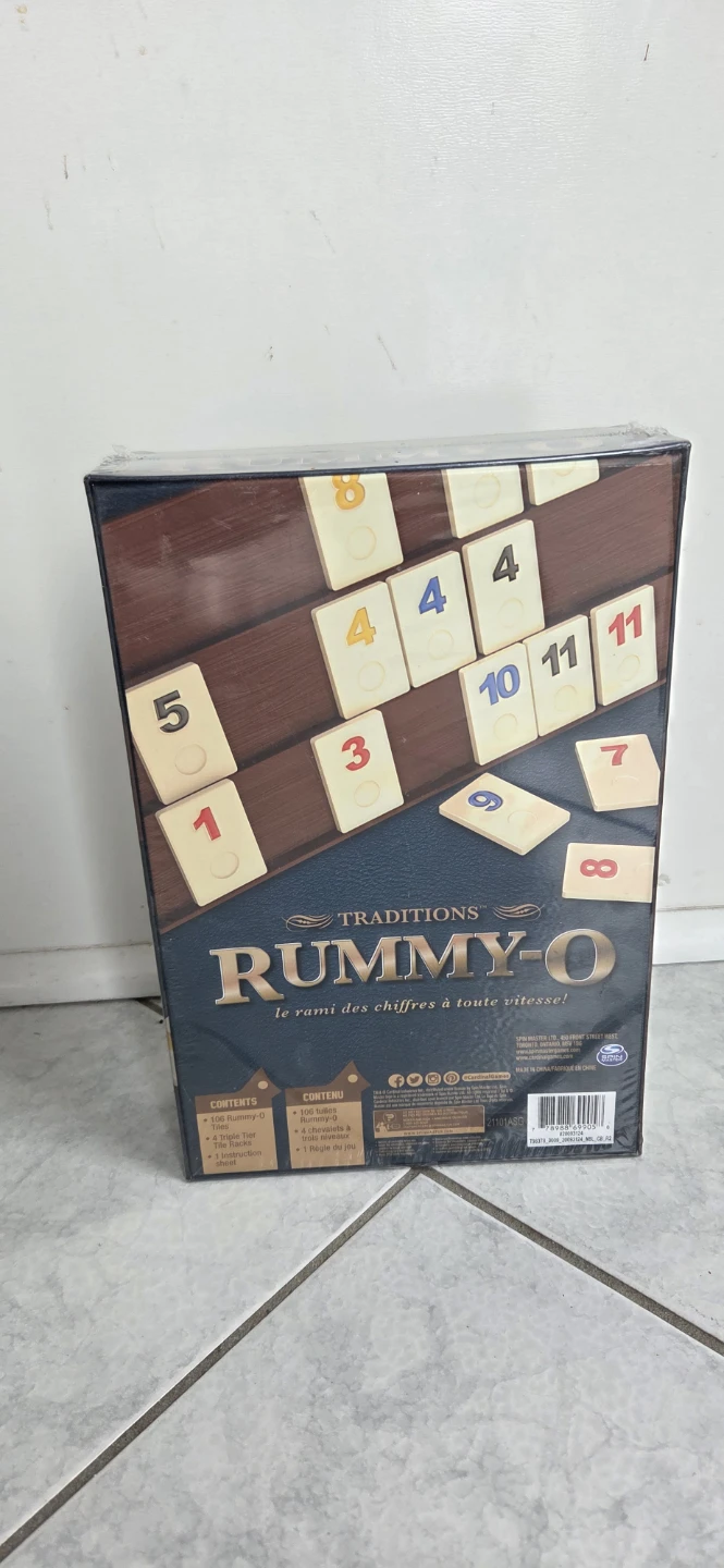 Traditions Rummy-O Board Game