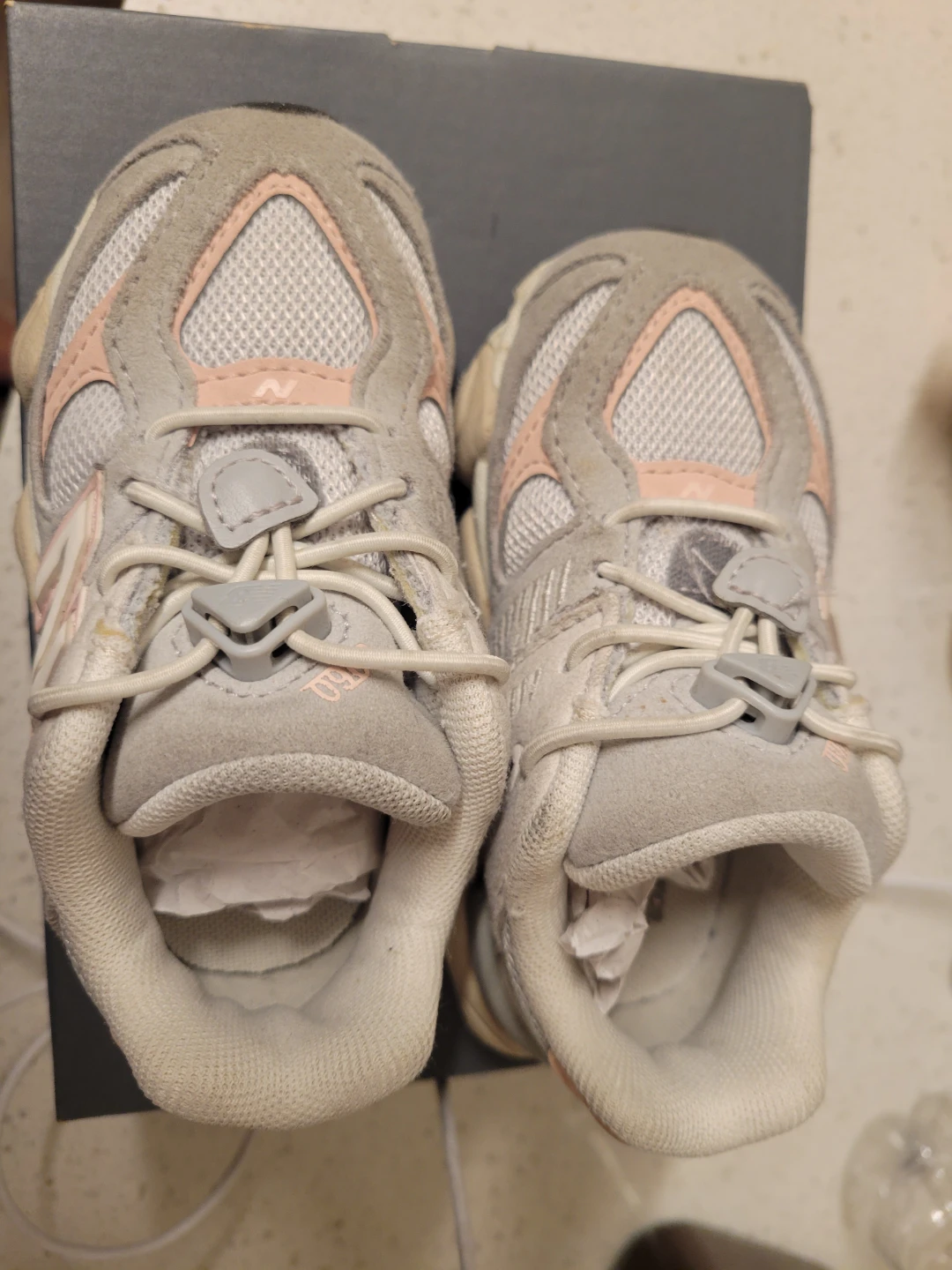 New Balance Kids Running Shoes - Gray/Pink