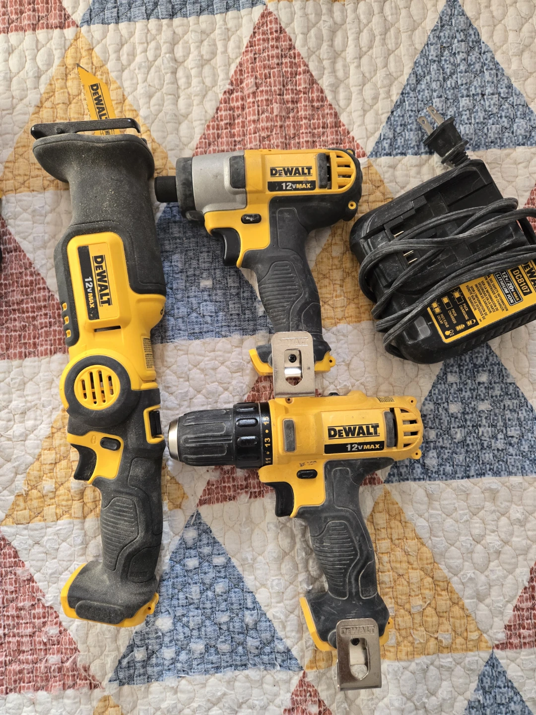 DeWalt 12V MAX Cordless Power Tool Set with Batteries