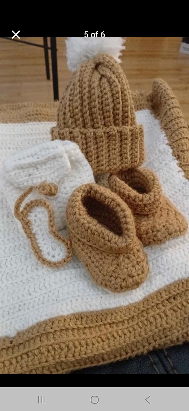 Crochet baby set and Bag - photo 2