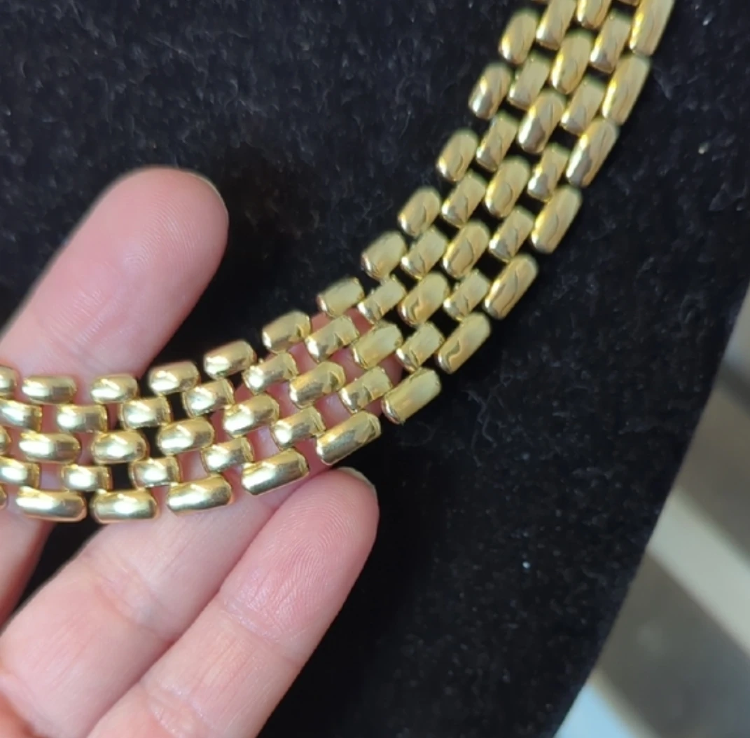 Gold Tone Three Strand Necklace - photo 2